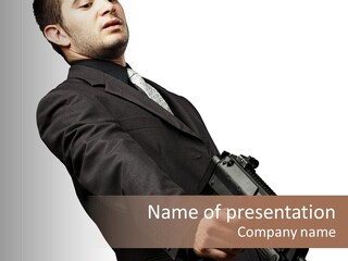 Shoot Security Violence PowerPoint Template