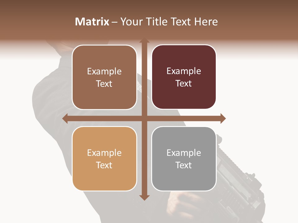 Shoot Security Violence PowerPoint Template