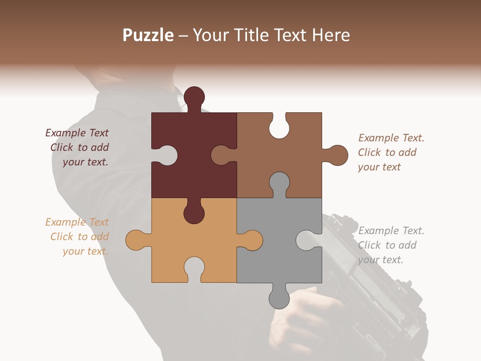Shoot Security Violence PowerPoint Template