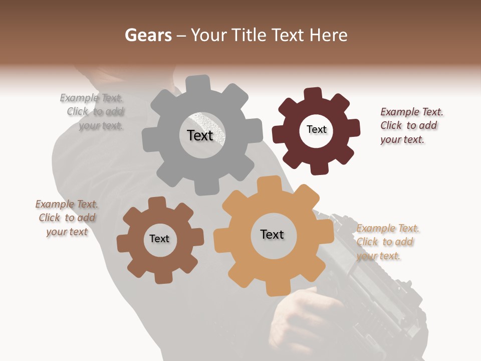 Shoot Security Violence PowerPoint Template