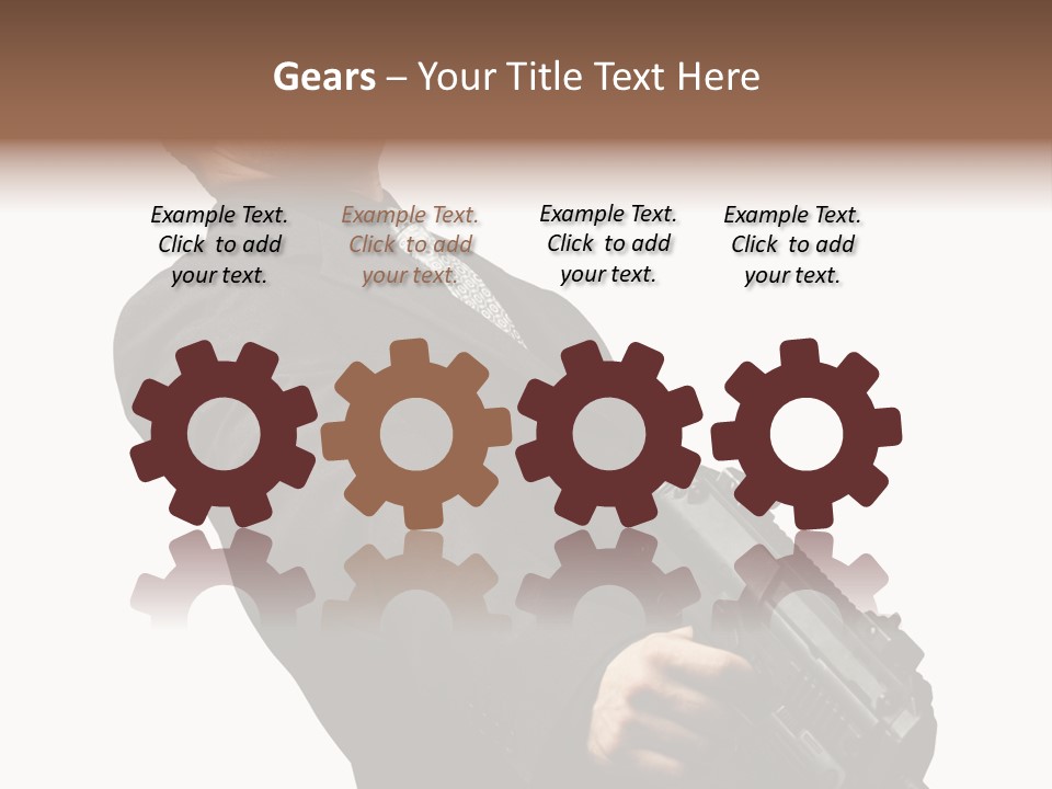 Shoot Security Violence PowerPoint Template