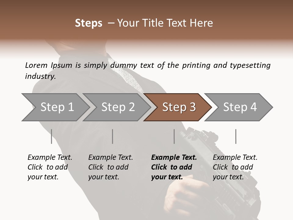 Shoot Security Violence PowerPoint Template