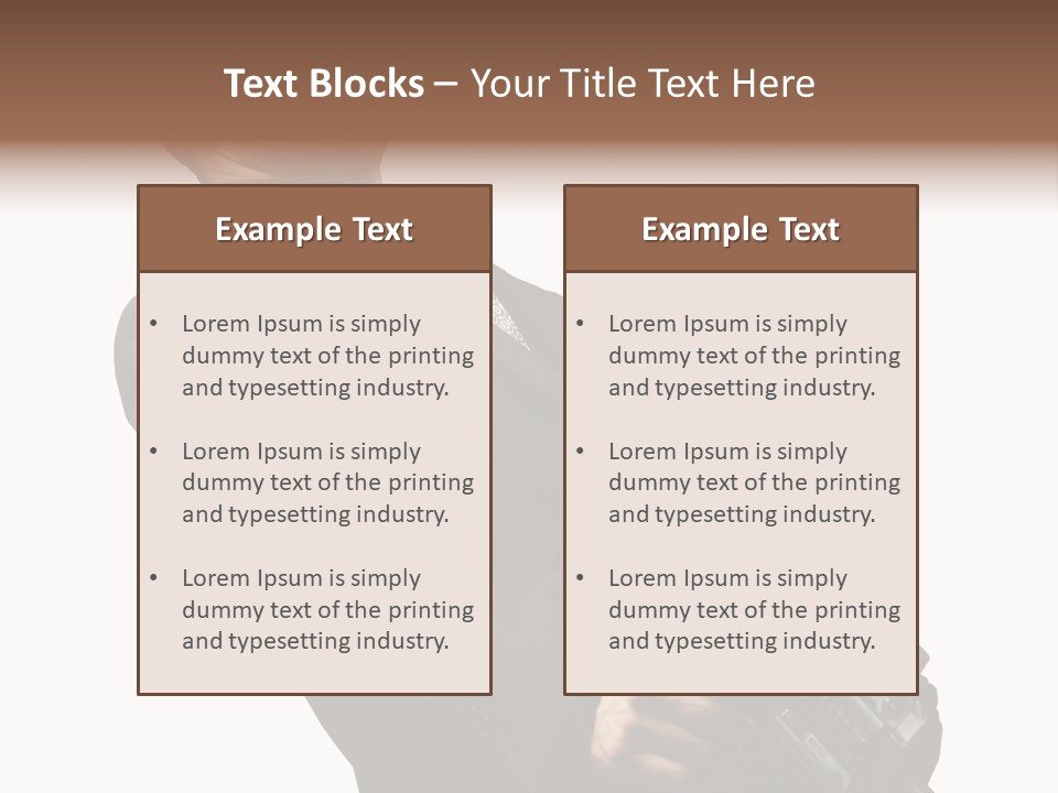 Shoot Security Violence PowerPoint Template