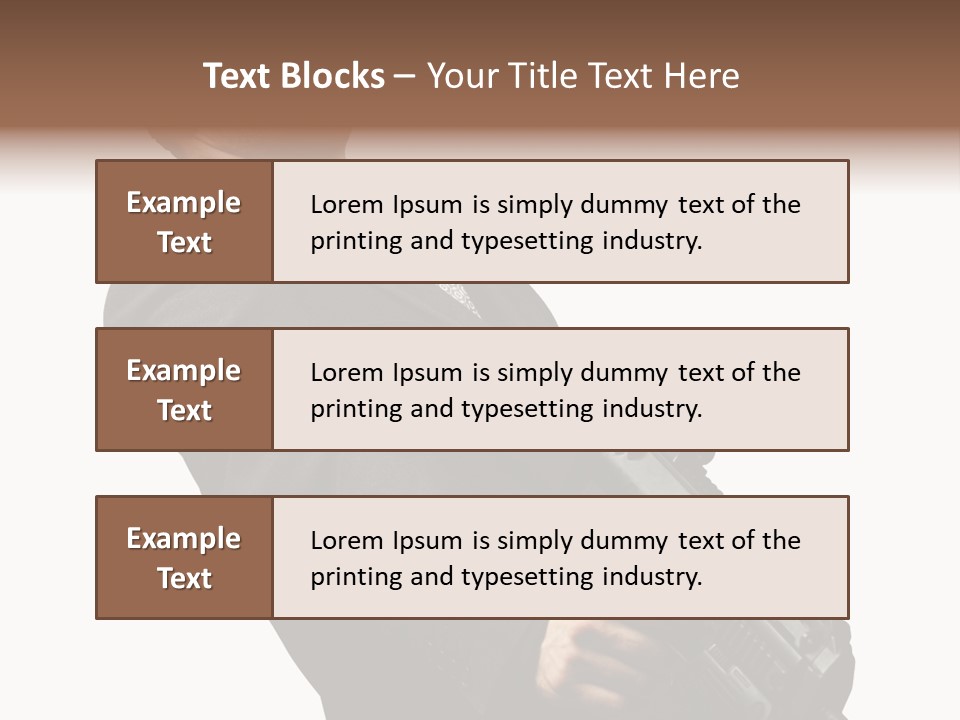 Shoot Security Violence PowerPoint Template