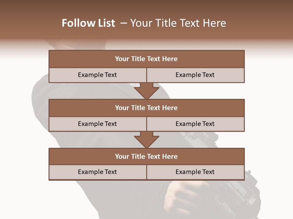 Shoot Security Violence PowerPoint Template