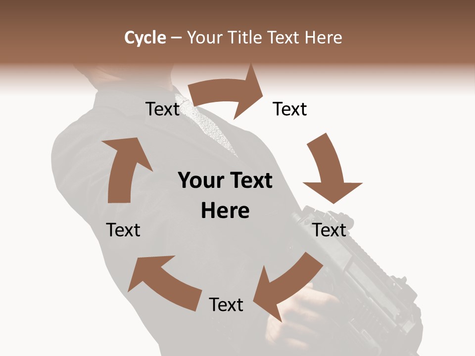 Shoot Security Violence PowerPoint Template