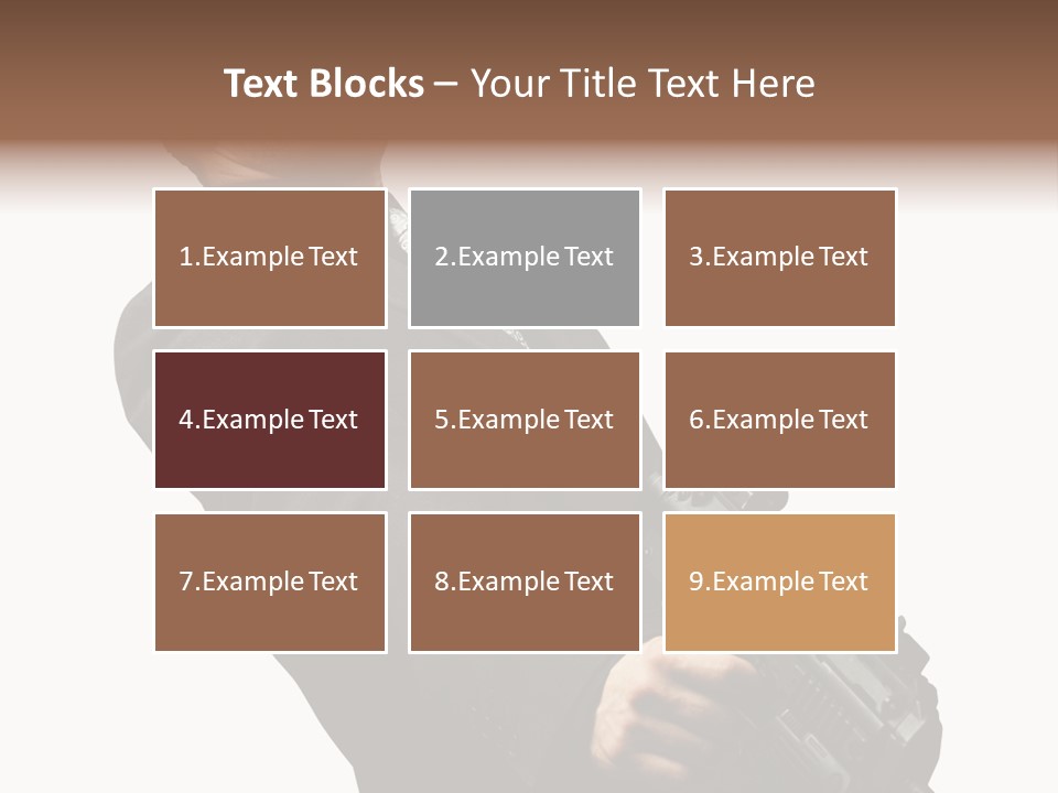 Shoot Security Violence PowerPoint Template