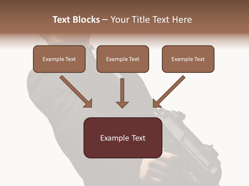 Shoot Security Violence PowerPoint Template