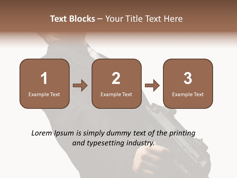 Shoot Security Violence PowerPoint Template