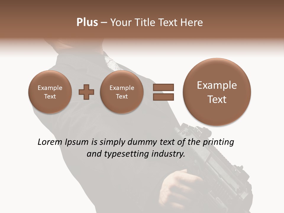 Shoot Security Violence PowerPoint Template