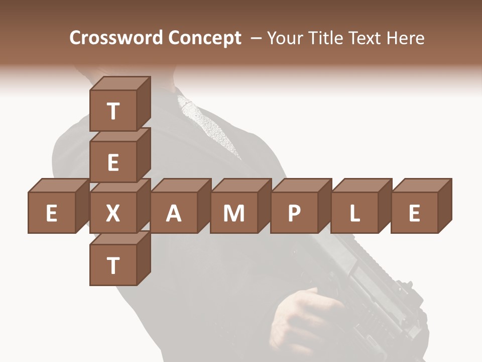 Shoot Security Violence PowerPoint Template