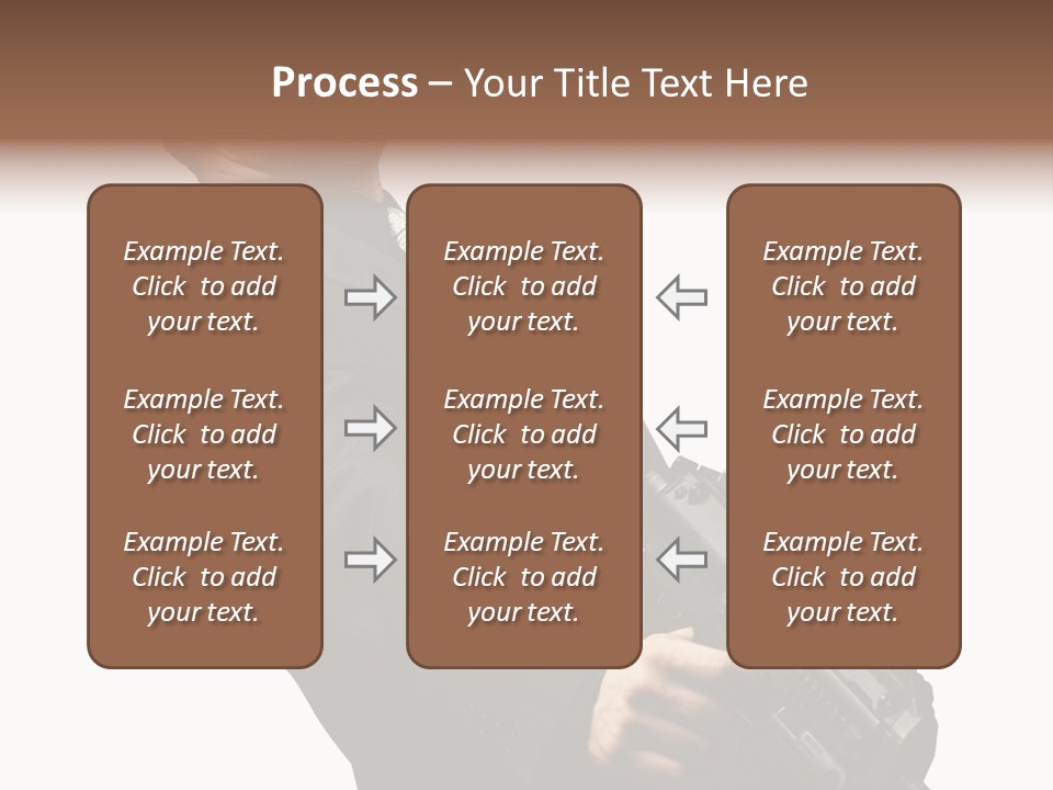 Shoot Security Violence PowerPoint Template