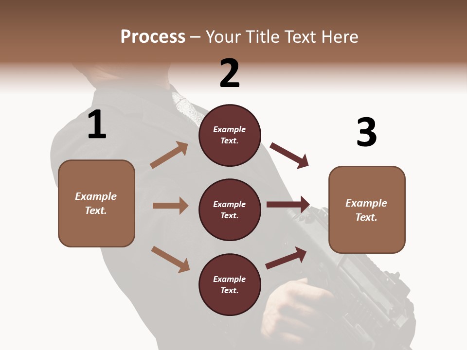 Shoot Security Violence PowerPoint Template
