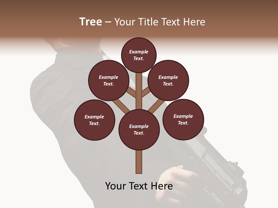 Shoot Security Violence PowerPoint Template