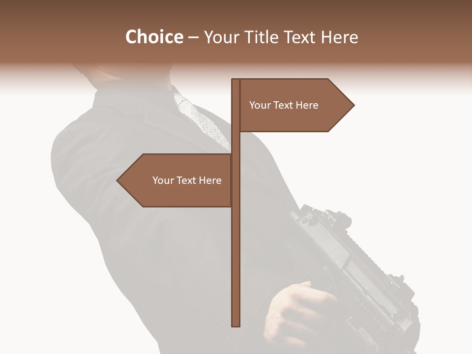 Shoot Security Violence PowerPoint Template
