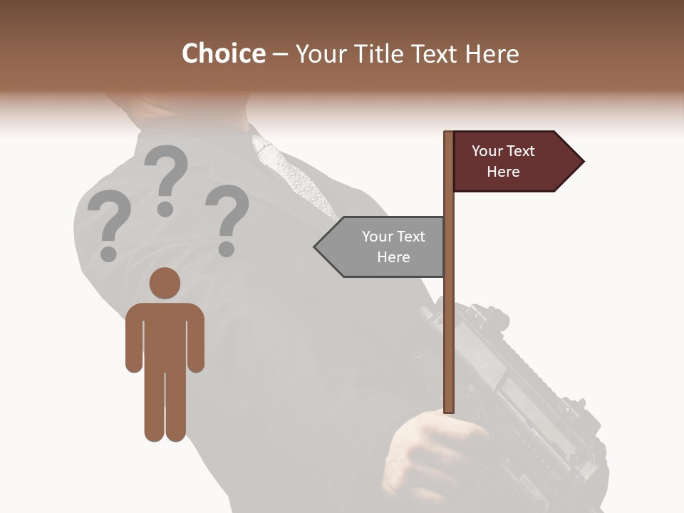 Shoot Security Violence PowerPoint Template
