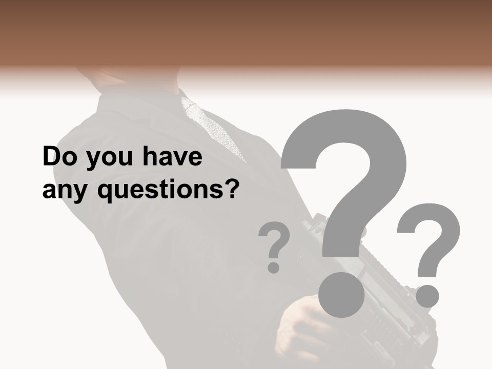 Shoot Security Violence PowerPoint Template