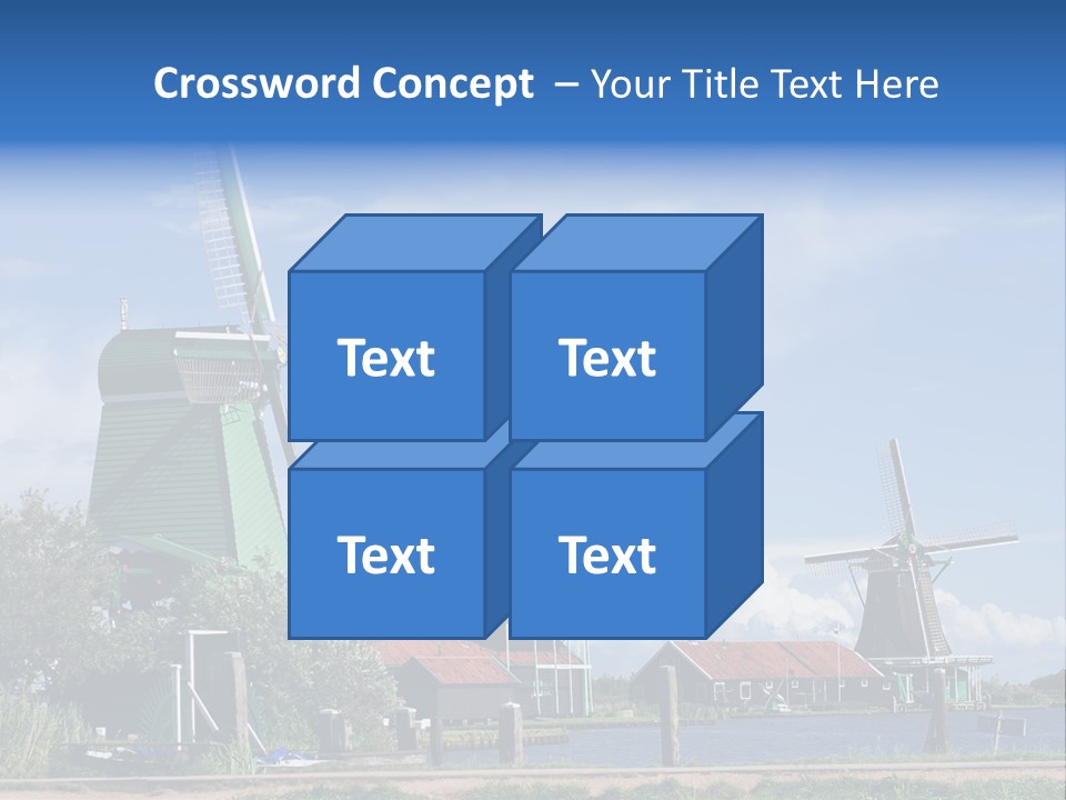 Netherlands Energy Countryside PowerPoint Template