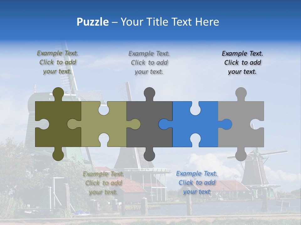 Netherlands Energy Countryside PowerPoint Template