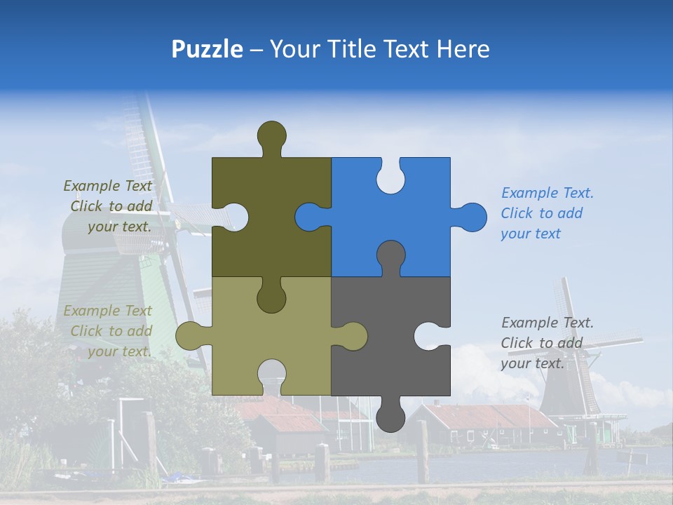 Netherlands Energy Countryside PowerPoint Template