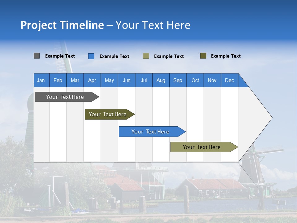 Netherlands Energy Countryside PowerPoint Template