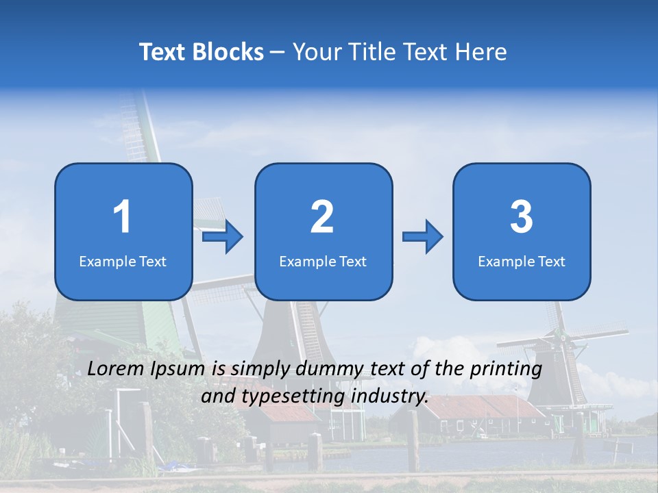 Netherlands Energy Countryside PowerPoint Template