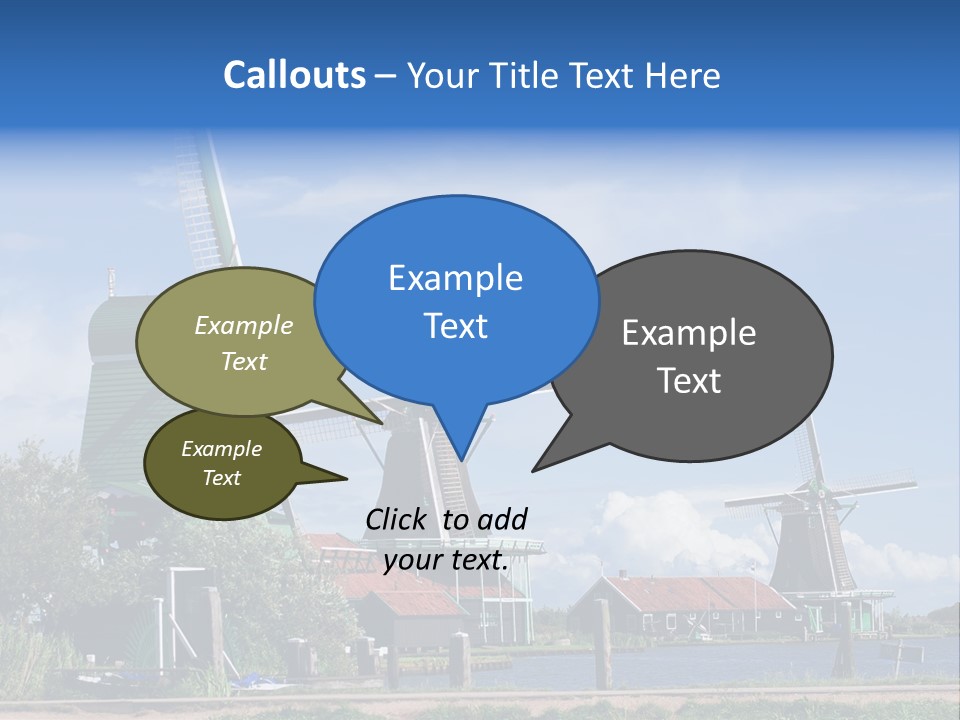 Netherlands Energy Countryside PowerPoint Template