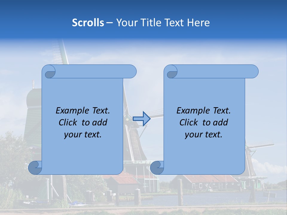 Netherlands Energy Countryside PowerPoint Template