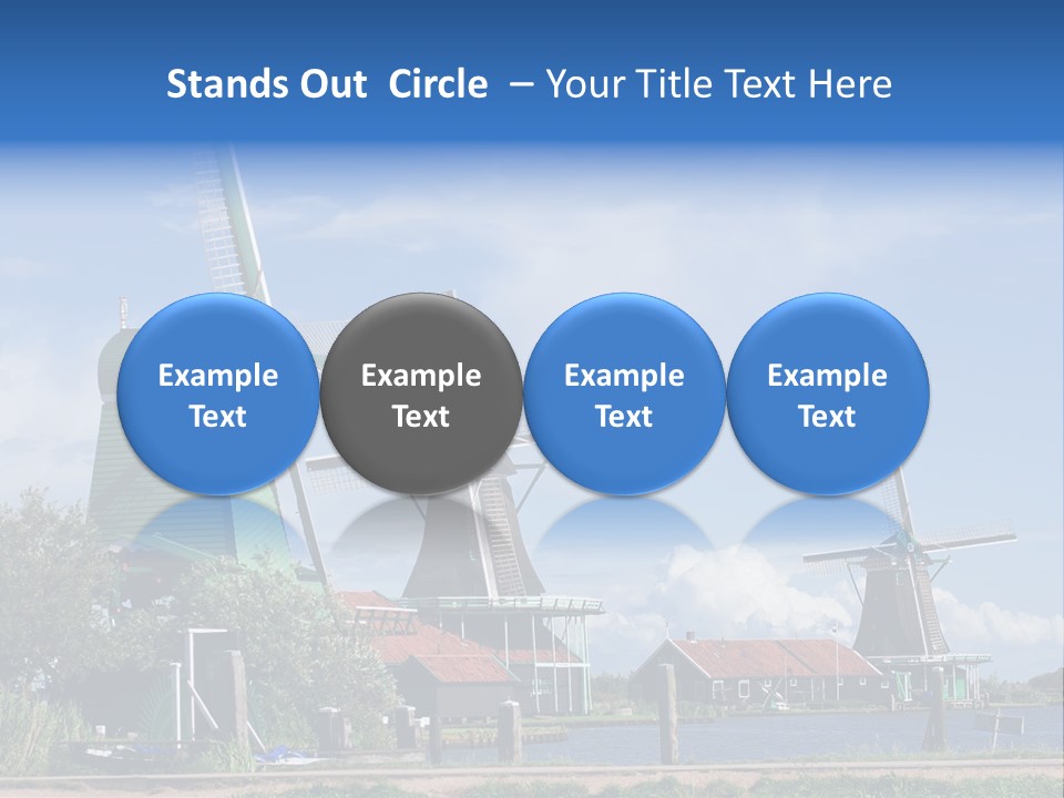 Netherlands Energy Countryside PowerPoint Template