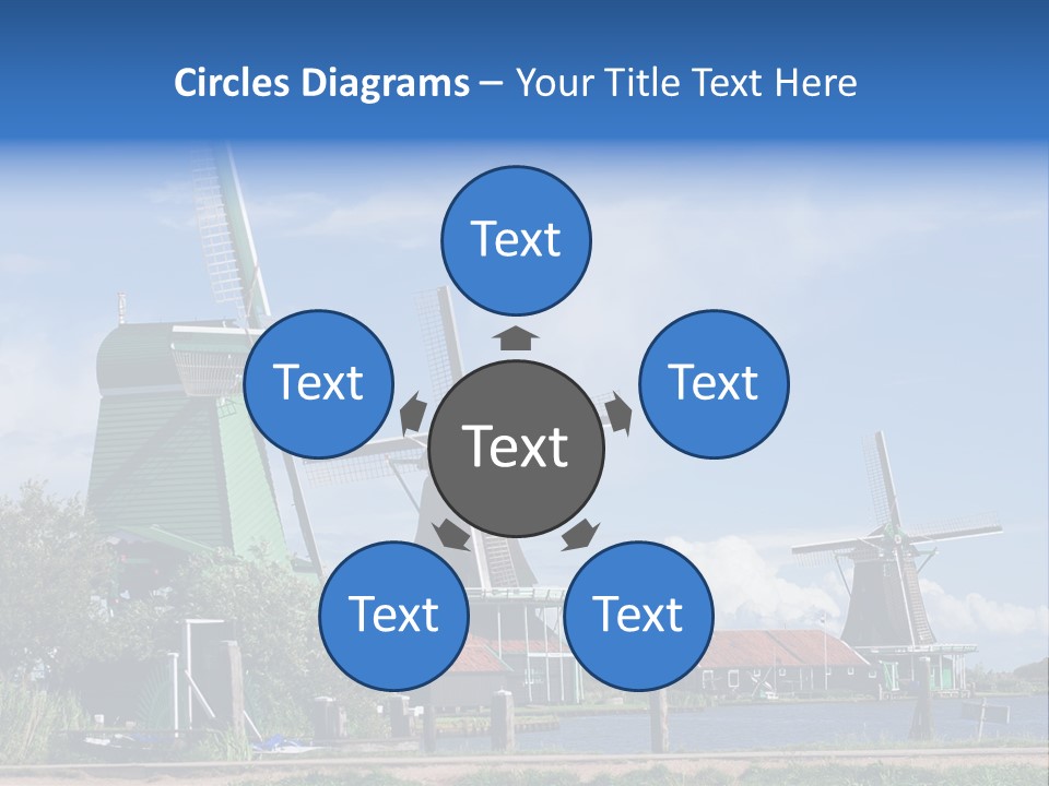 Netherlands Energy Countryside PowerPoint Template