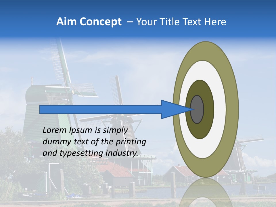 Netherlands Energy Countryside PowerPoint Template