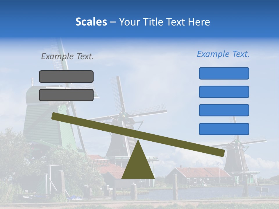 Netherlands Energy Countryside PowerPoint Template