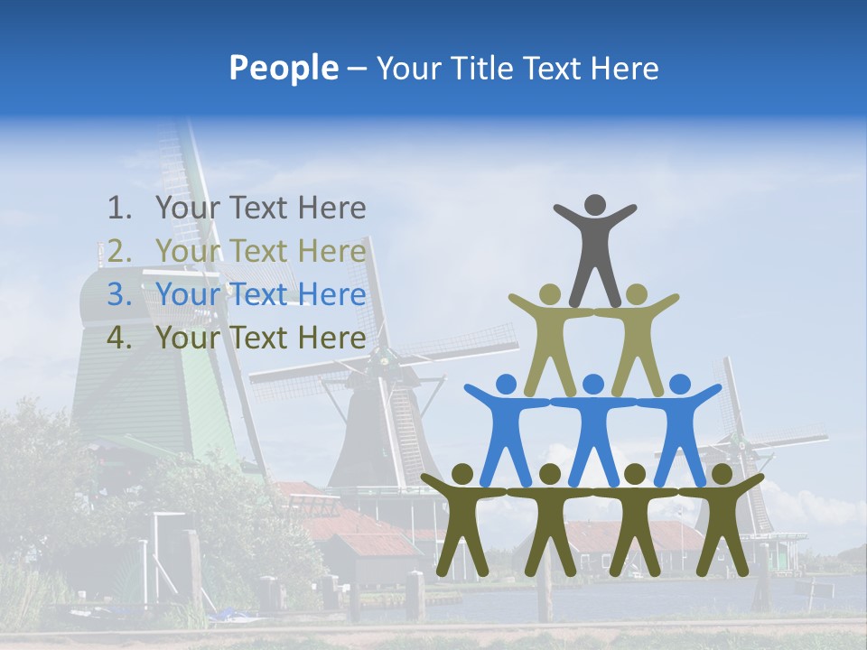 Netherlands Energy Countryside PowerPoint Template