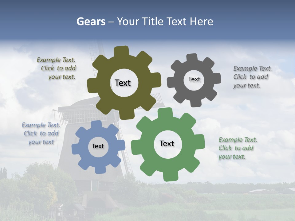 Old Wind Outside PowerPoint Template