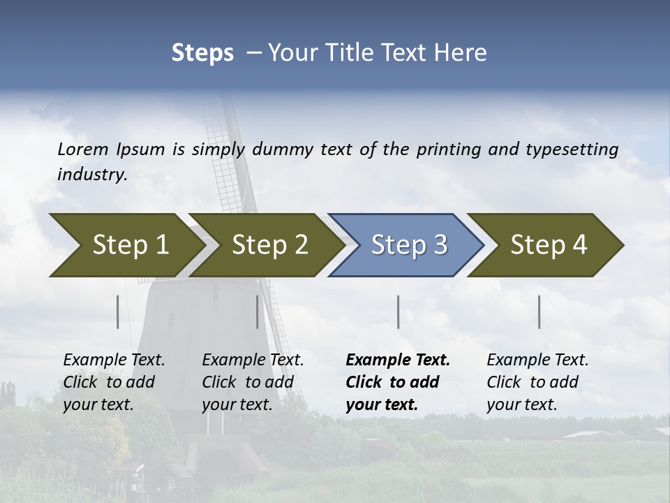Old Wind Outside PowerPoint Template