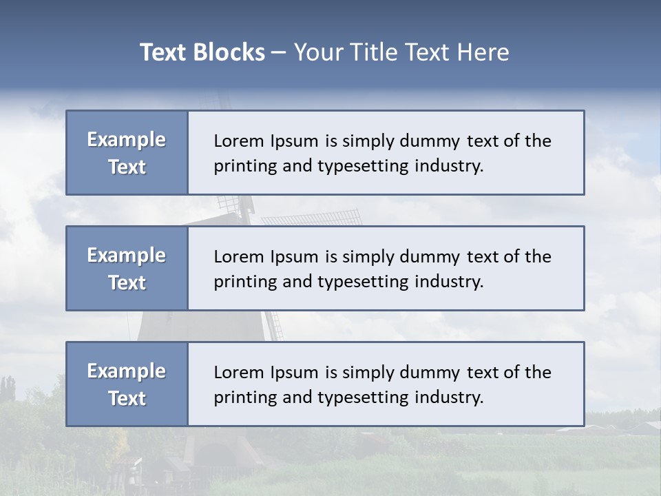 Old Wind Outside PowerPoint Template