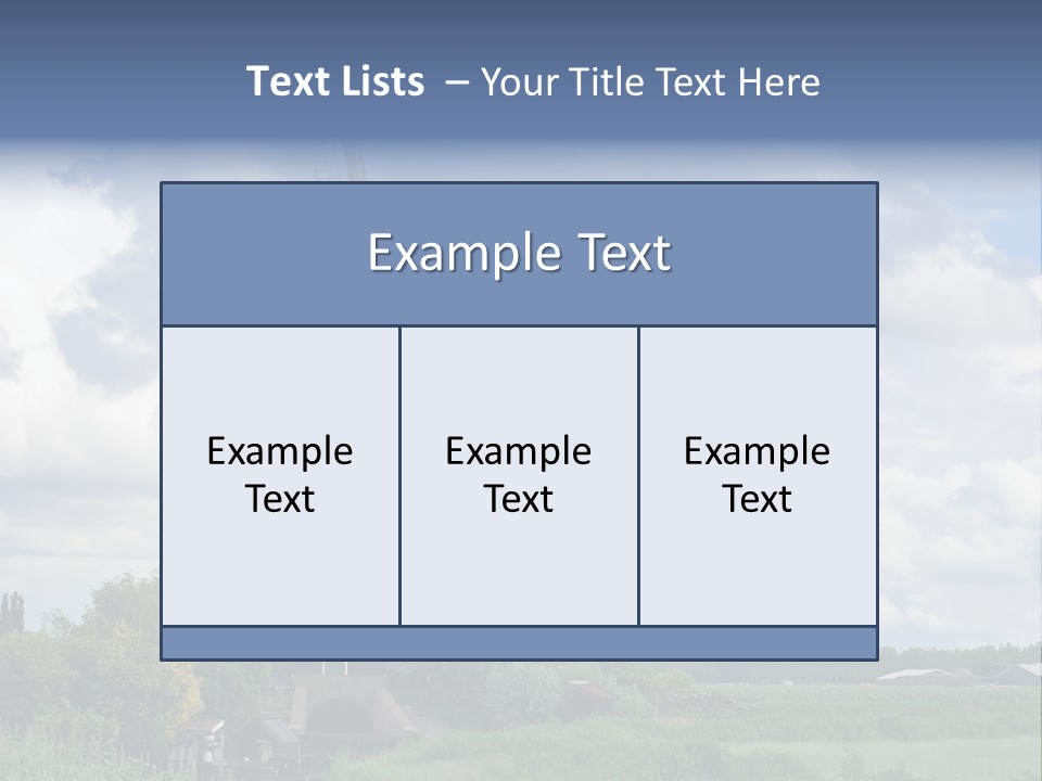 Old Wind Outside PowerPoint Template