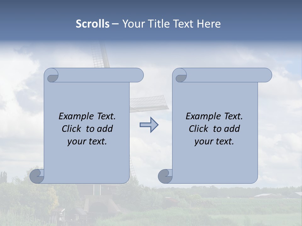 Old Wind Outside PowerPoint Template