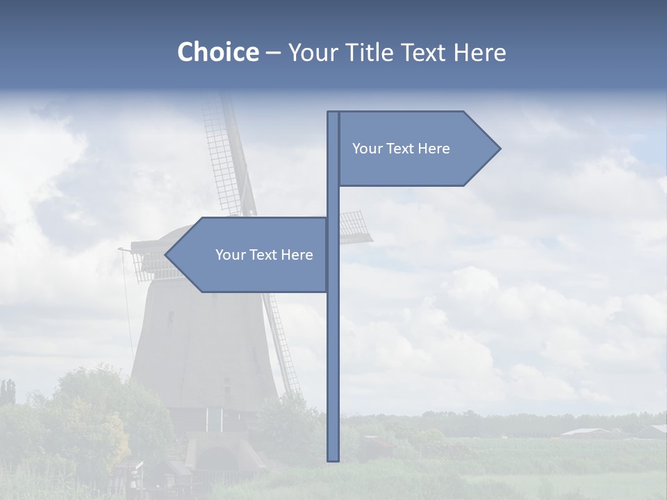 Old Wind Outside PowerPoint Template