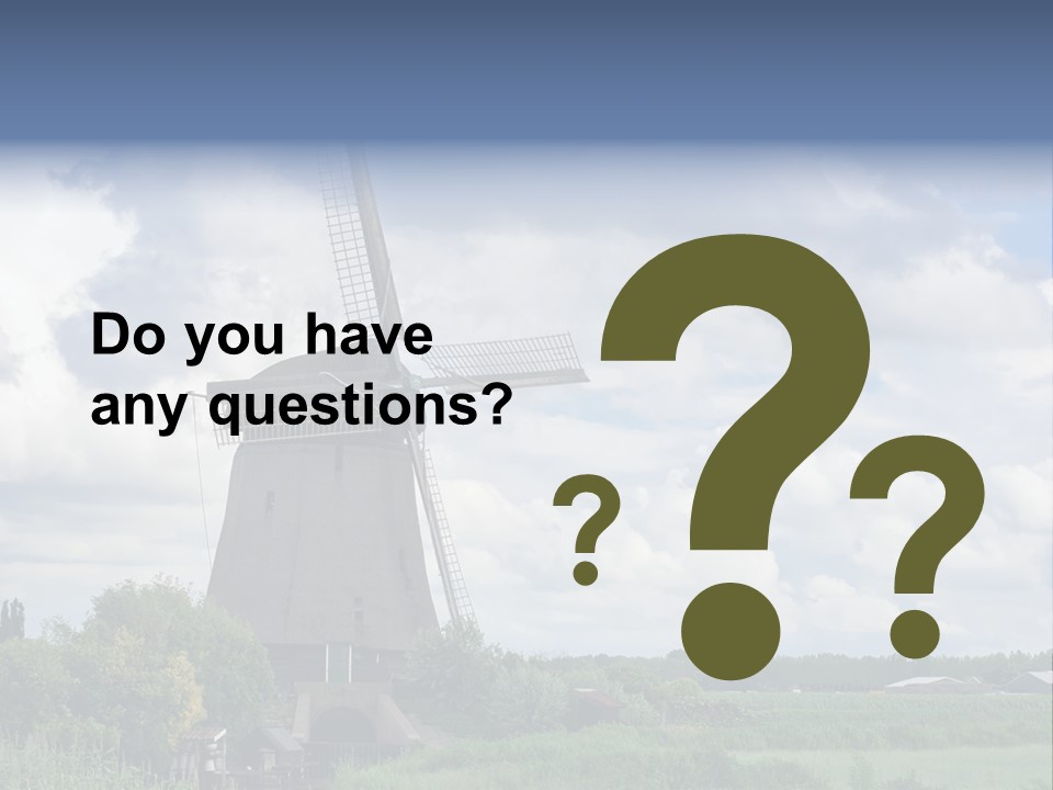 Old Wind Outside PowerPoint Template