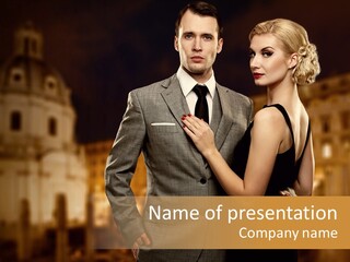 White Romantic Lawyer PowerPoint Template