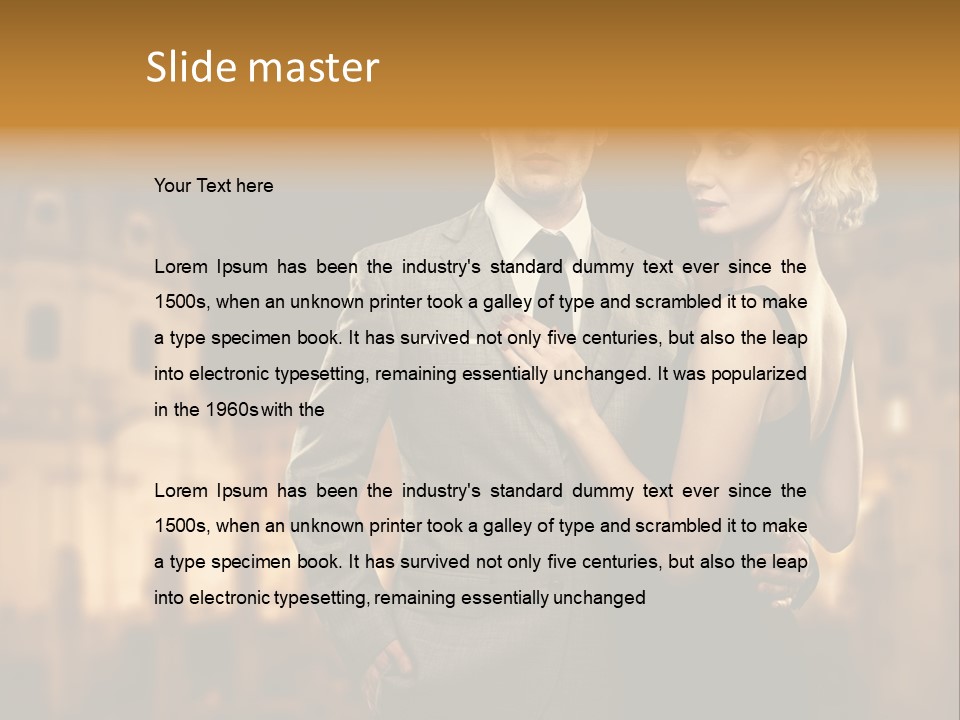 White Romantic Lawyer PowerPoint Template