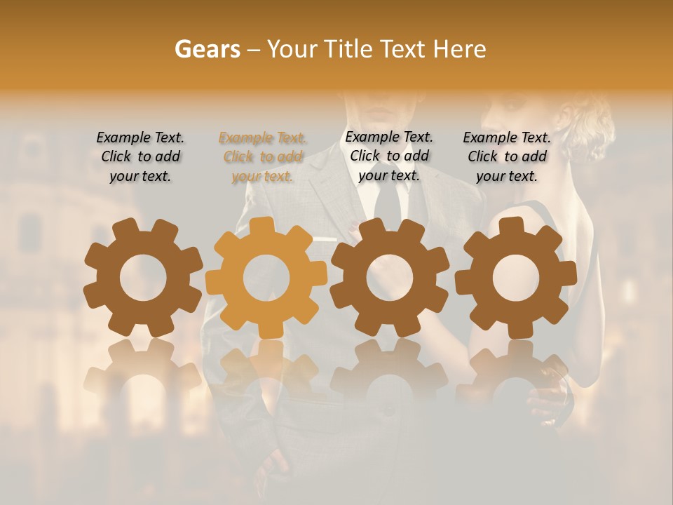 White Romantic Lawyer PowerPoint Template