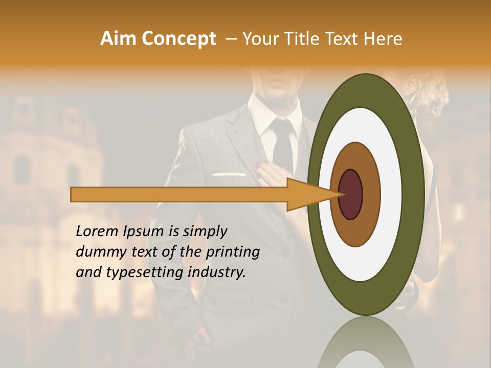 White Romantic Lawyer PowerPoint Template