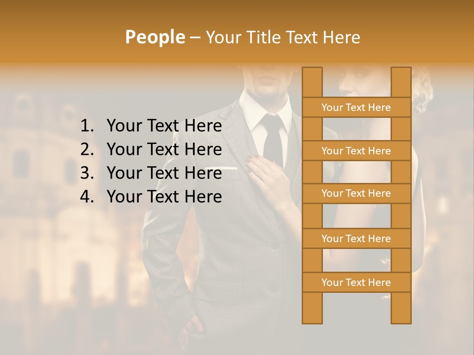 White Romantic Lawyer PowerPoint Template