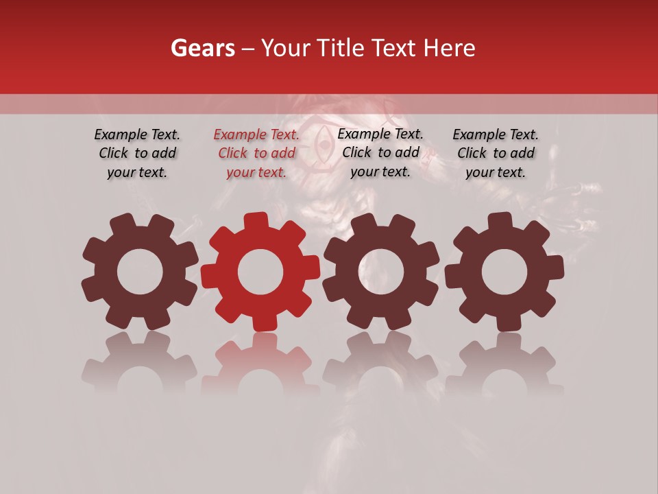 Death Satan Illustration PowerPoint Template