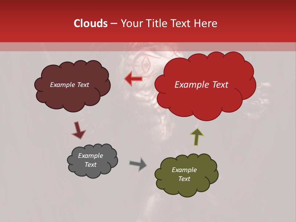 Death Satan Illustration PowerPoint Template