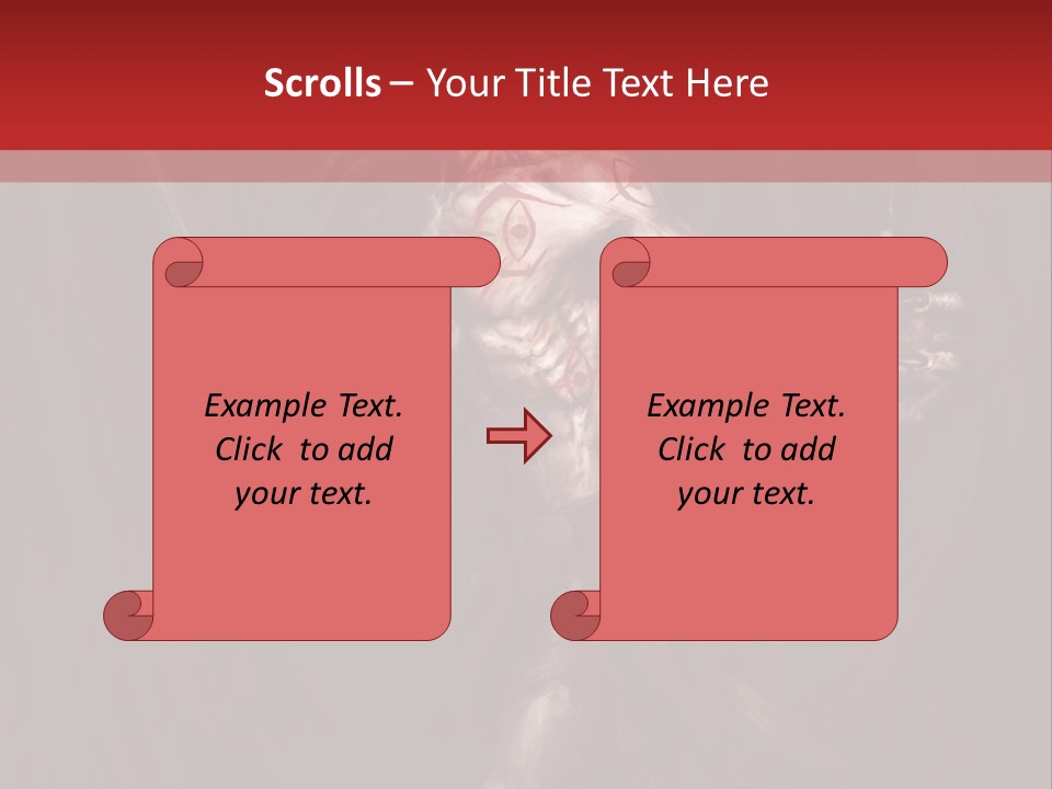 Death Satan Illustration PowerPoint Template