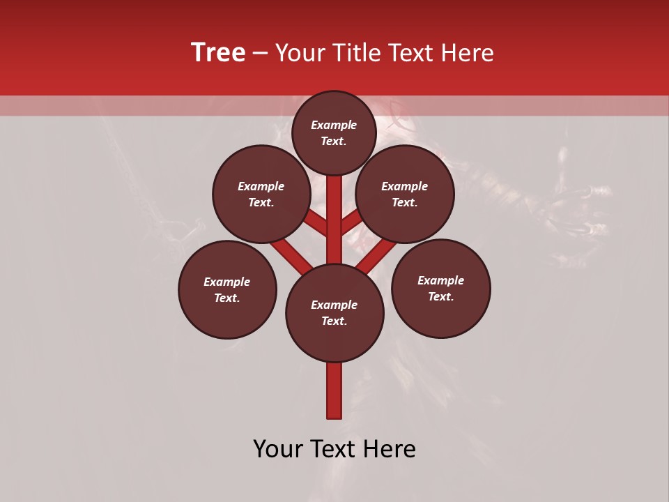 Death Satan Illustration PowerPoint Template