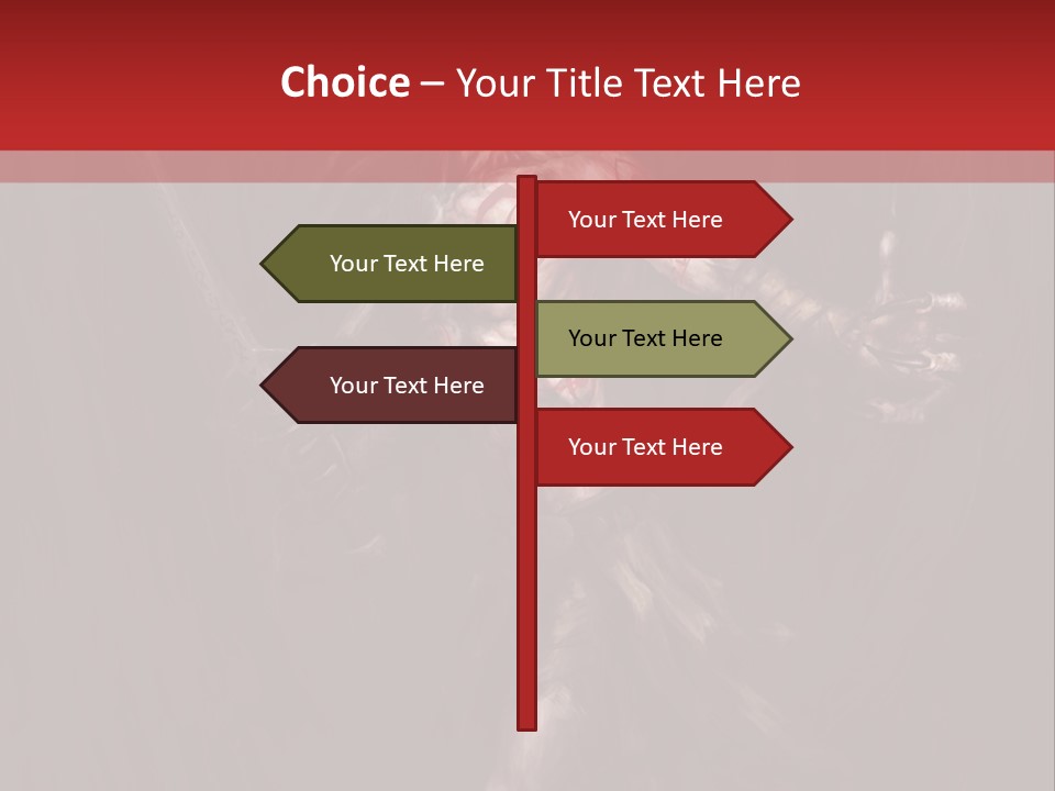 Death Satan Illustration PowerPoint Template